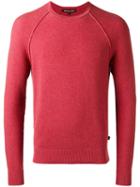 Michael Kors Long Sleeve Sweater, Men's, Size: Large, Red, Cotton