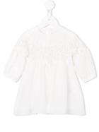 Chloé Kids Crochet Panel Dress, Toddler Girl's, Size: 12 Mth, White