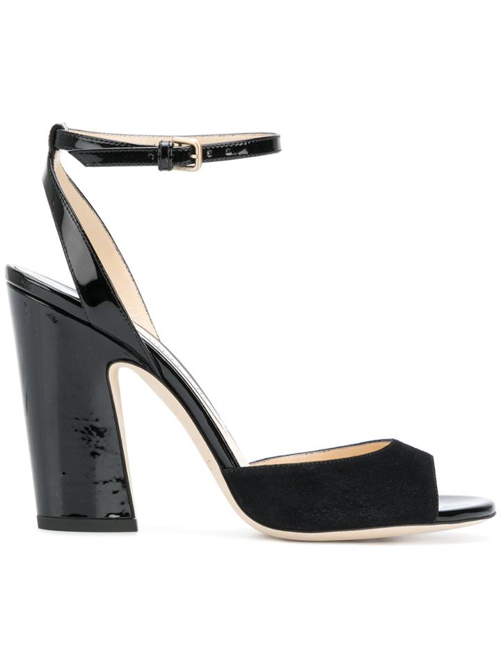 Jimmy Choo Miranda 100 Sandals - Black