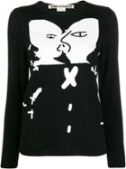 Comme Des Garçons Printed Jumper - Black