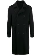 Giorgio Armani Double-breasted Coat - Black