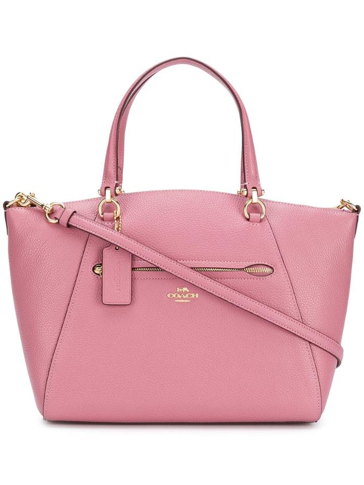 Coach Prairie Satchel Bag - Pink & Purple