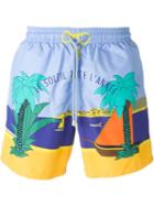Vilebrequin Beach Scenery Print Swim Short