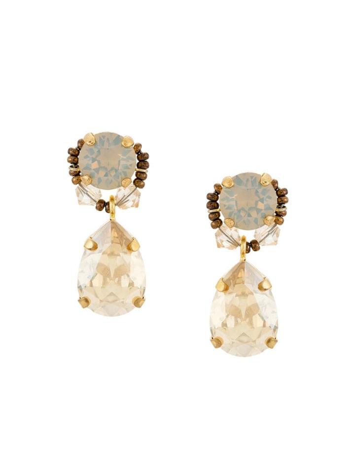 Serpui Brinco De Cristais - Gold