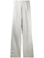 Our Legacy Our Legacy M4194bm Metallic Linen Silk - Grey