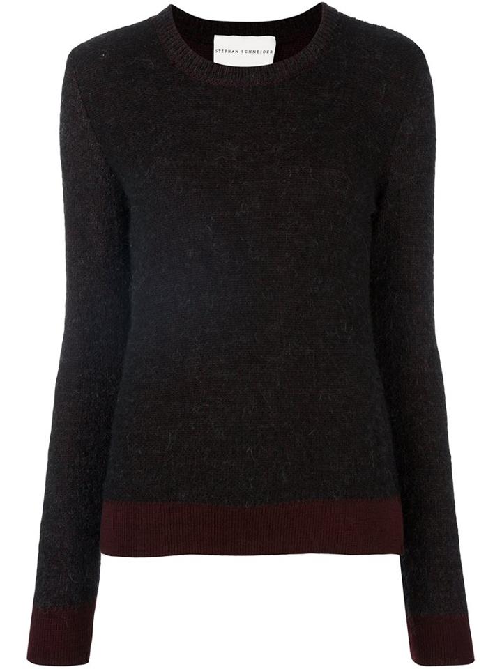 Stephan Schneider 'flowers' Jumper, Women's, Size: Small, Red, Nylon/mohair/wool