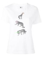 Ps By Paul Smith Animal Printed T-shirt