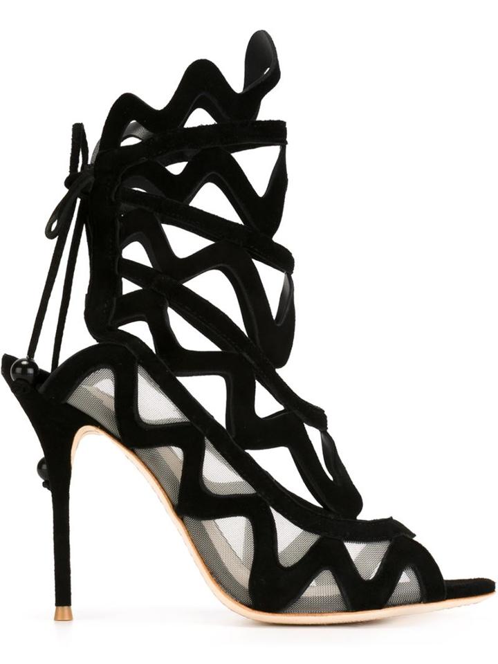 Sophia Webster Mila Sandals, Women's, Size: 36, Black, Leather
