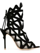 Sophia Webster Mila Sandals, Women's, Size: 36, Black, Leather