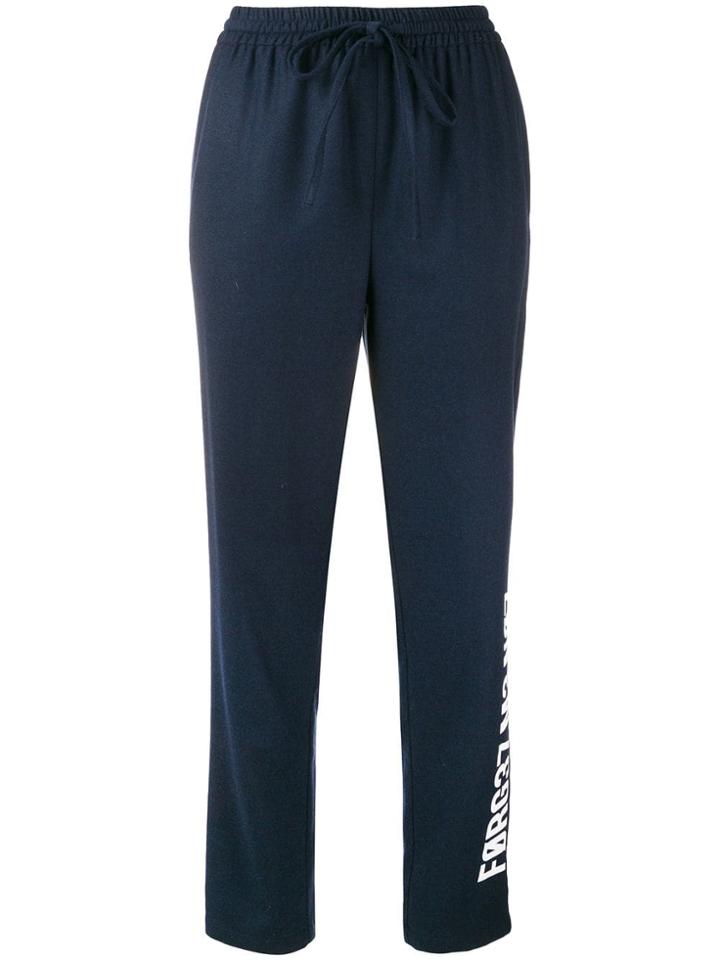 Red Valentino 'forget Me Not' Trousers - Blue