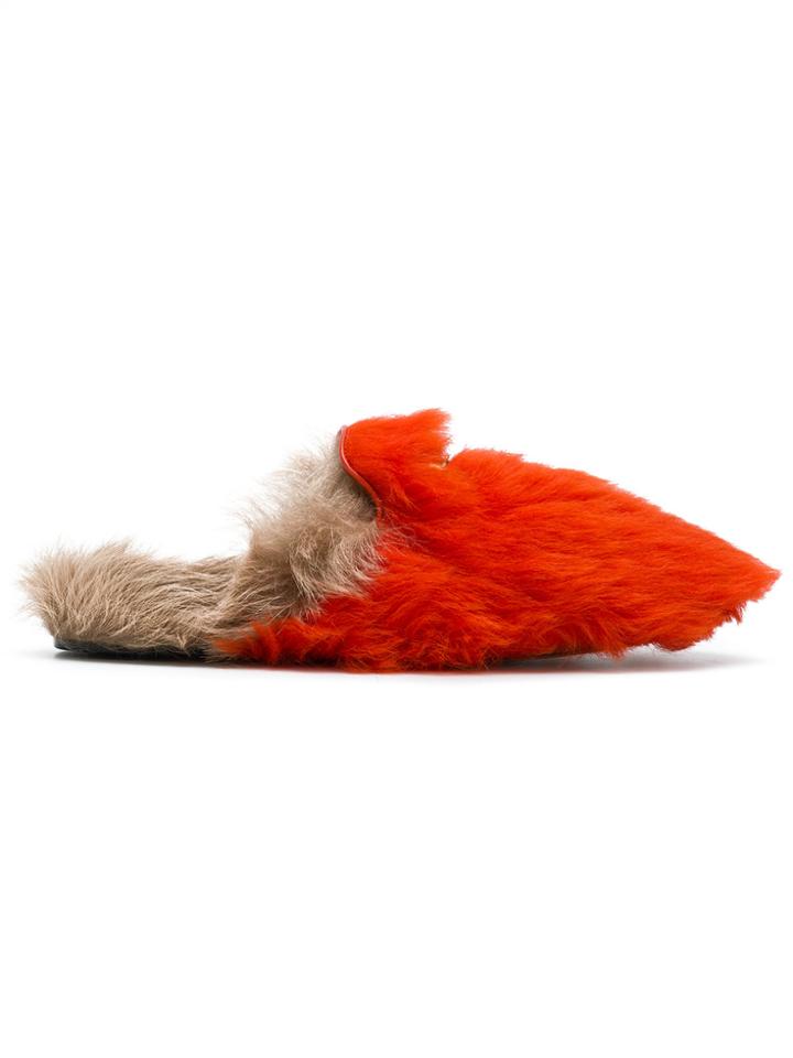 Gucci Princetown Slippers - Yellow & Orange