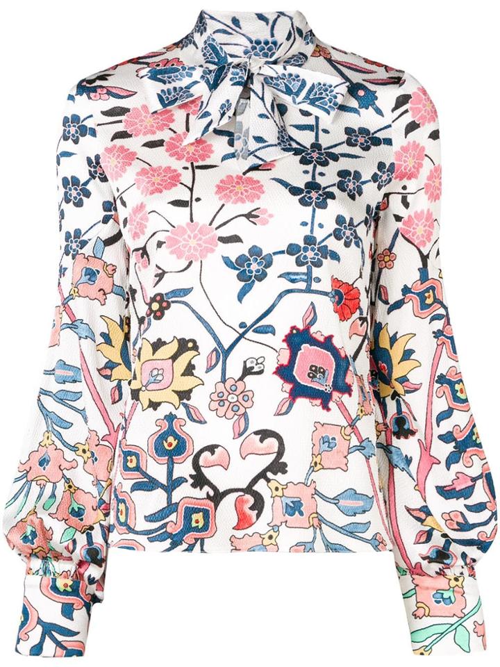 Peter Pilotto Floral Print Blouse - White