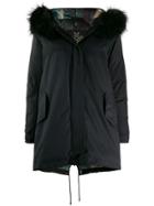 Mr & Mrs Italy Army Down Parka - Black