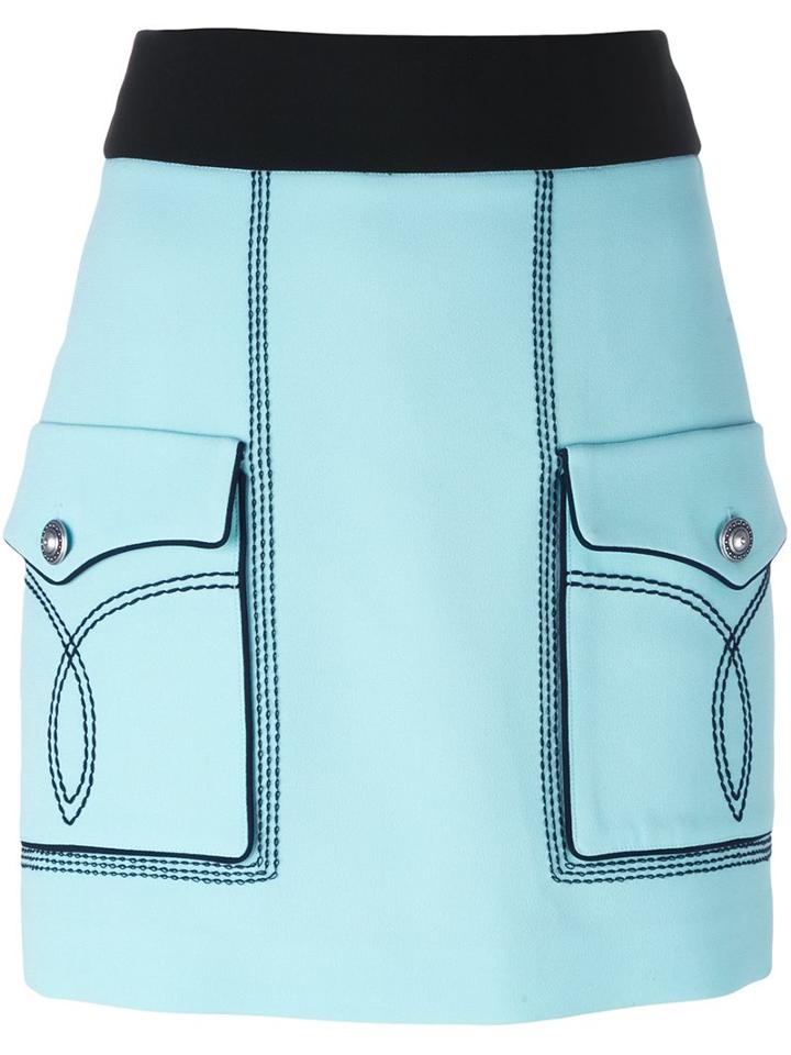Fausto Puglisi Front Pocket Mini Skirt
