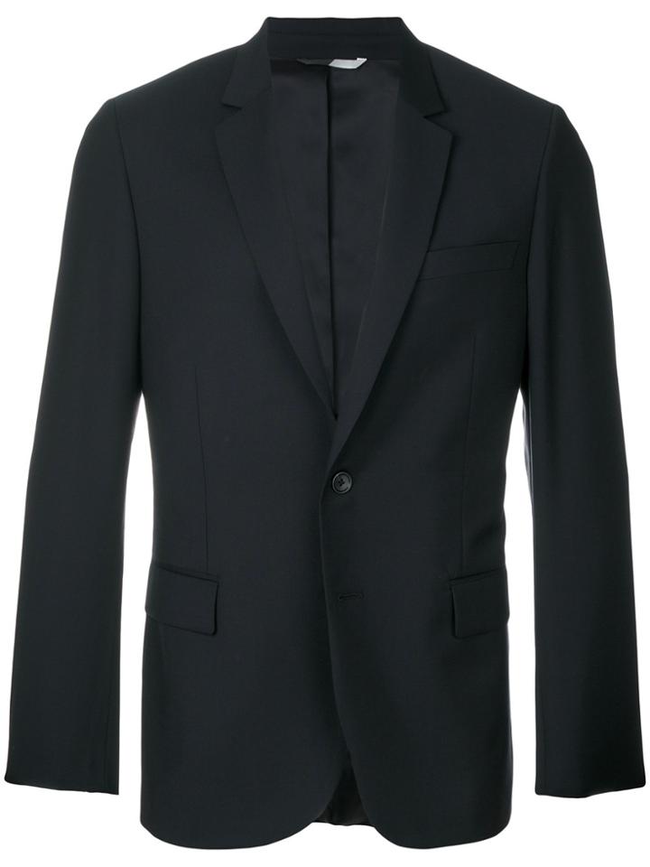 Ps By Paul Smith Rainbow Grid Coat - Black