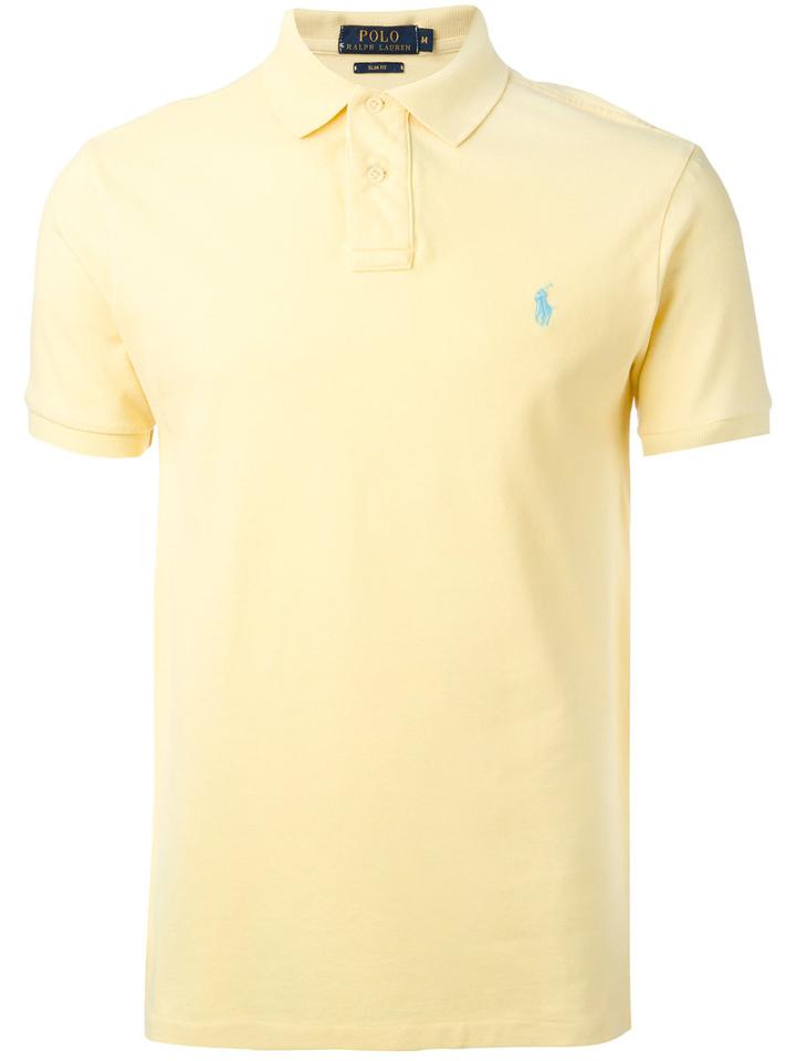 Polo Ralph Lauren Classic Polo Shirt, Men's, Size: Large, Yellow/orange, Cotton