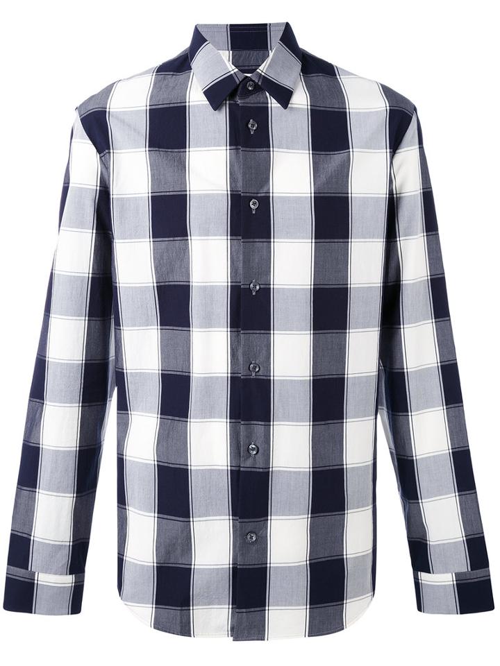 Maison Margiela - Plaid Shirt - Men - Cotton - 42, Black, Cotton