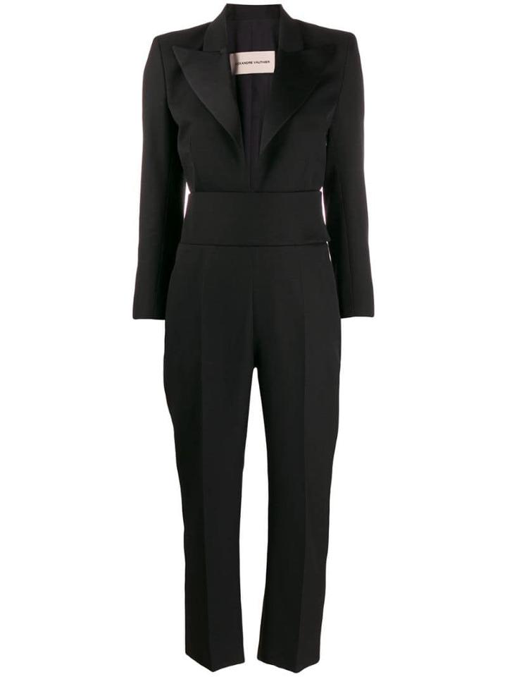 Alexandre Vauthier Tuxedo Tailored Jumpsuit - Black