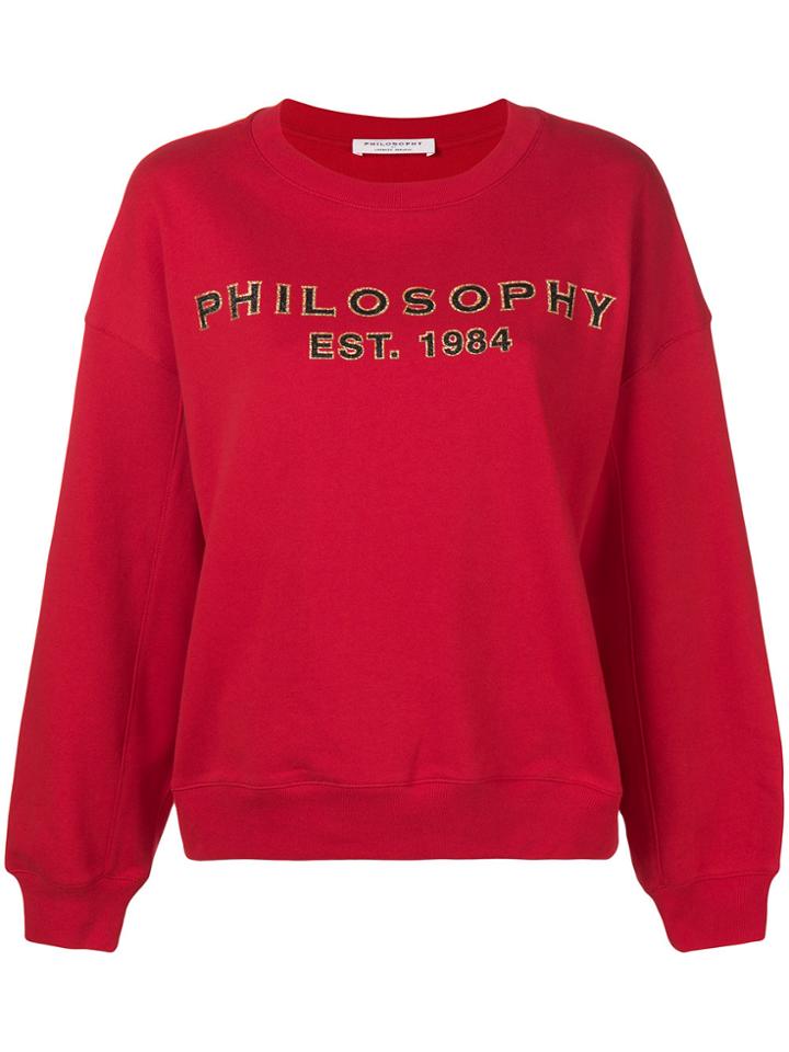Philosophy Di Lorenzo Serafini Logo Sweatshirt - Red