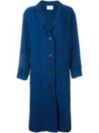 Simon Miller 'tula' Coat, Women's, Size: 3, Blue, Linen/flax