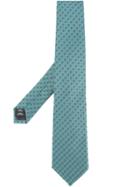 Gieves & Hawkes Embroidered Tie - Green
