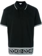 Kenzo 'skate' Polo Shirt, Men's, Size: Large, Black, Cotton