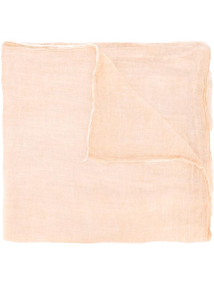Faliero Sarti 'toto' Scarf, Adult Unisex, Nude/neutrals, Modal/linen/flax