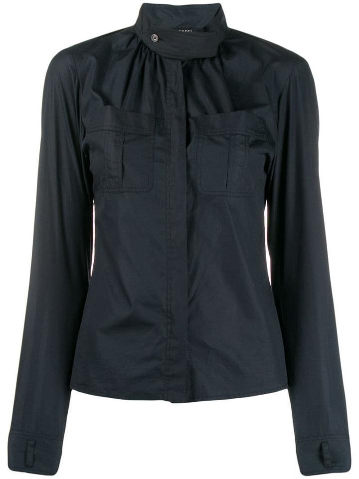 Gucci Pre-owned High Neck Shirt - Blue