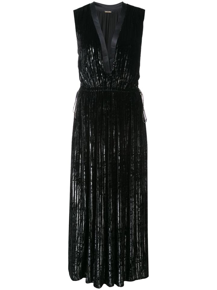 Adam Lippes Pleated Flared Jumpsuit - Black