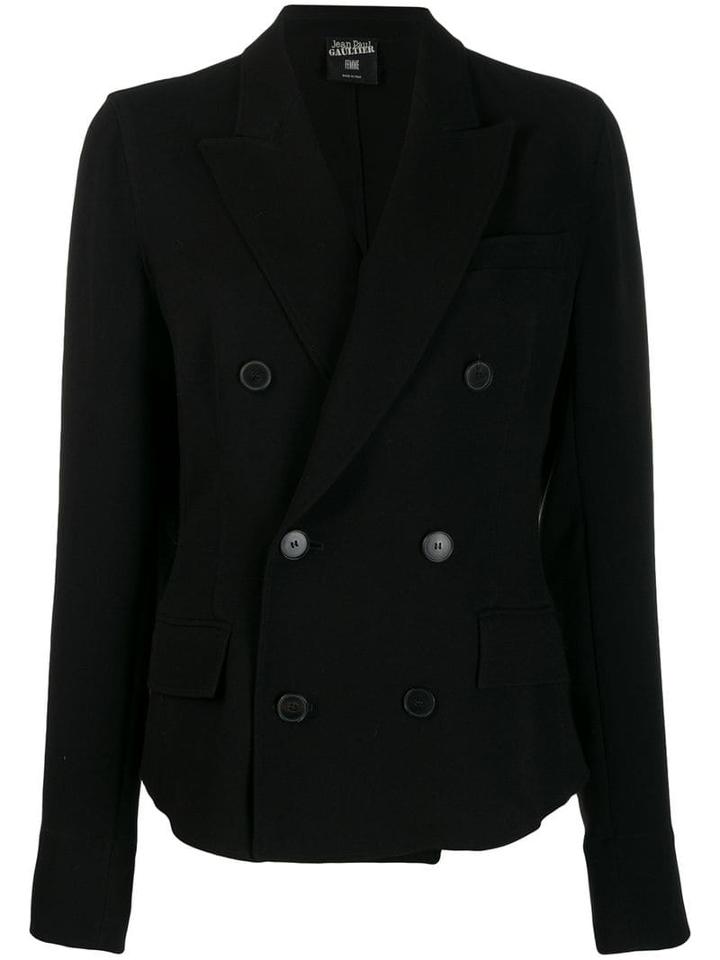 Jean Paul Gaultier Pre-owned 1990's Double Breasted Jacket - Black