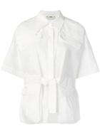 Fendi Tie-waist Shirt - White