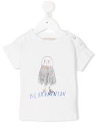 Mr. Badminton T-shirt - Kids - Organic Cotton - 12-18 Mth, White, Bobo Choses