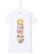 Moschino Kids Teen Ice Cream Print T-shirt - White