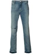 Ovadia & Sons - Distressed Straight-leg Jeans - Men - Cotton - 30, Blue, Cotton