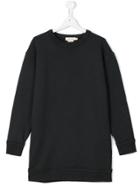 Andorine Teen Frayed Sweatshirt Dress - Grey