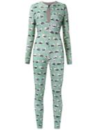 Adriana Degreas Printed Jumpsuit, Women's, Size: G, Green, Polyamide/spandex/elastane