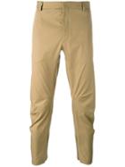 Lanvin Zip Cuff Trousers, Men's, Size: 50, Nude/neutrals, Cotton