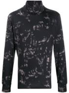 Paul Smith Tie-dye Turtleneck Sweater - Black