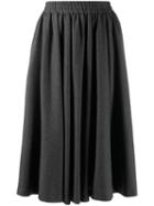 Valentino Pre-owned 1980's Godet Midi Skirt - Grey