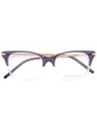 Boucheron - Rectangle Frame Glasses - Women - Acetate/metal - 52, Grey, Acetate/metal