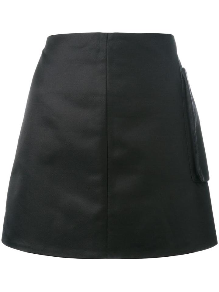 Alyx Rear Zip Mini Skirt, Women's, Size: Xs, Black, Polyamide/viscose/cotton