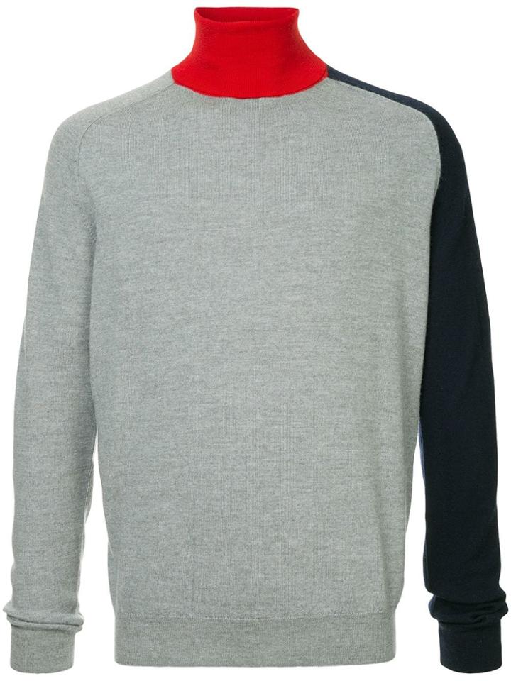 Band Of Outsiders Colourblock Sweater - Grey