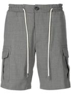 Eleventy Drawstring Cargo Shorts - Grey