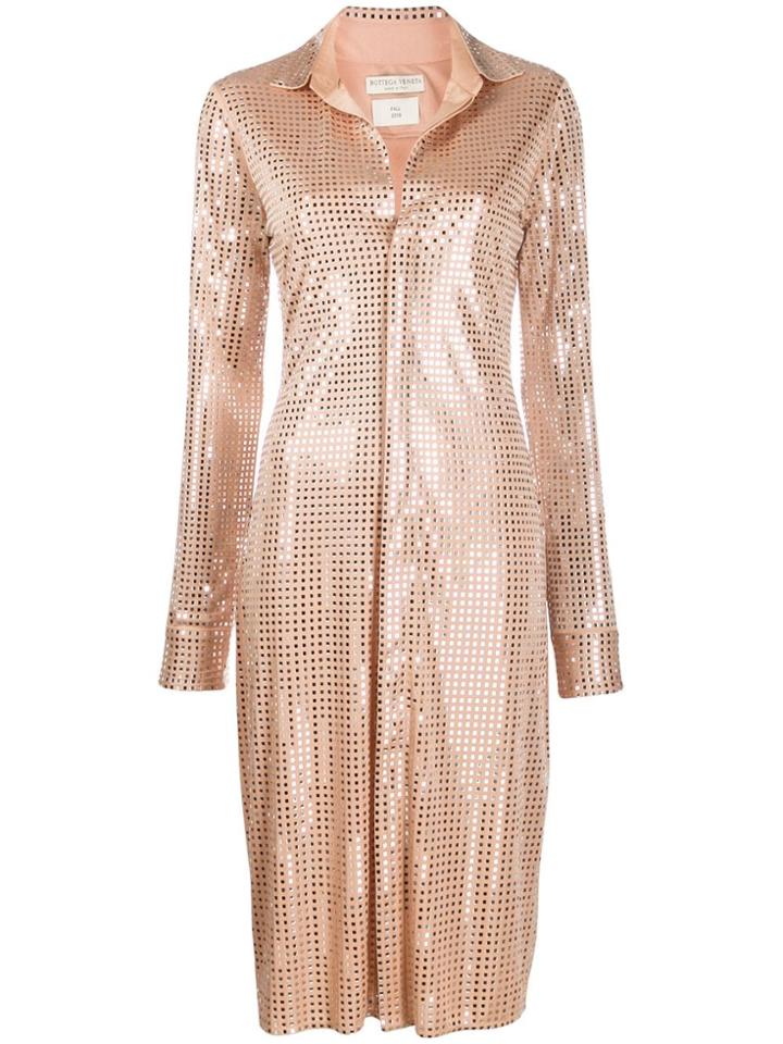 Bottega Veneta Studded Disco Dress - Neutrals