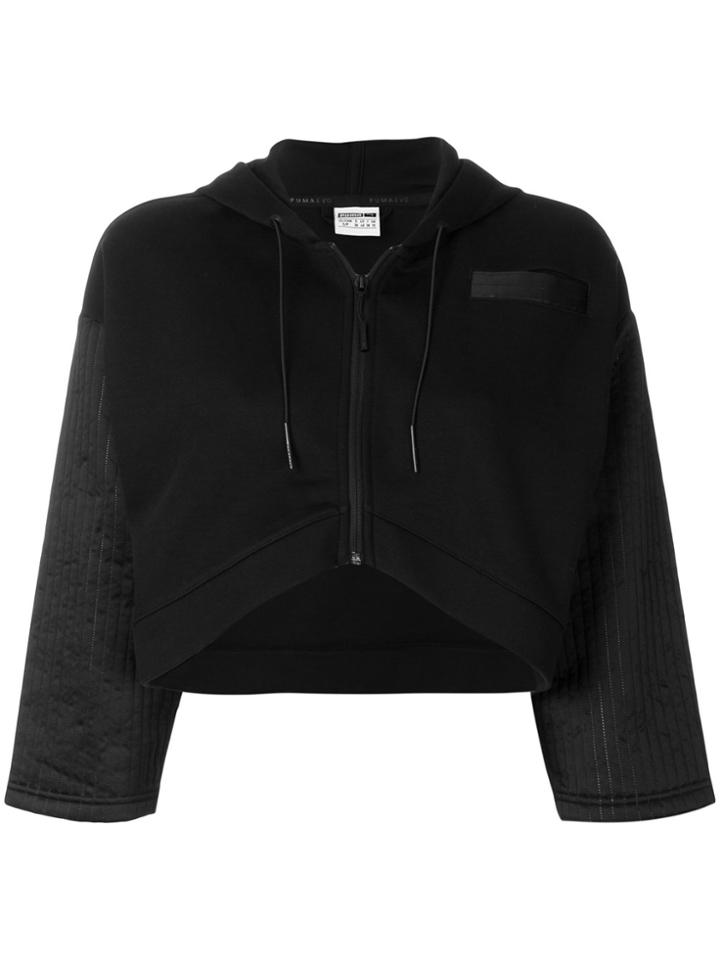 Puma Cropped Fitted Jacket - Black