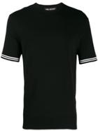 Neil Barrett Striped Trim T-shirt - Black