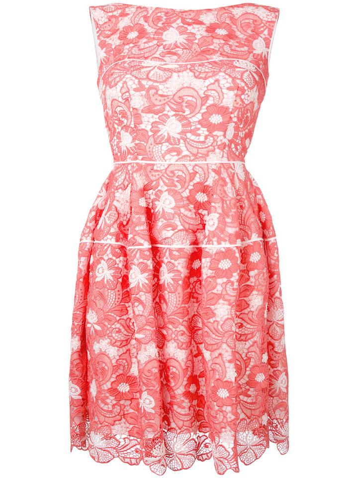 Talbot Runhof - Locomotion Dress - Women - Polyester/acetate/cupro - 34, Pink/purple, Polyester/acetate/cupro