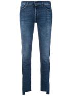 7 For All Mankind Roxanne Cropped Jeans - Blue