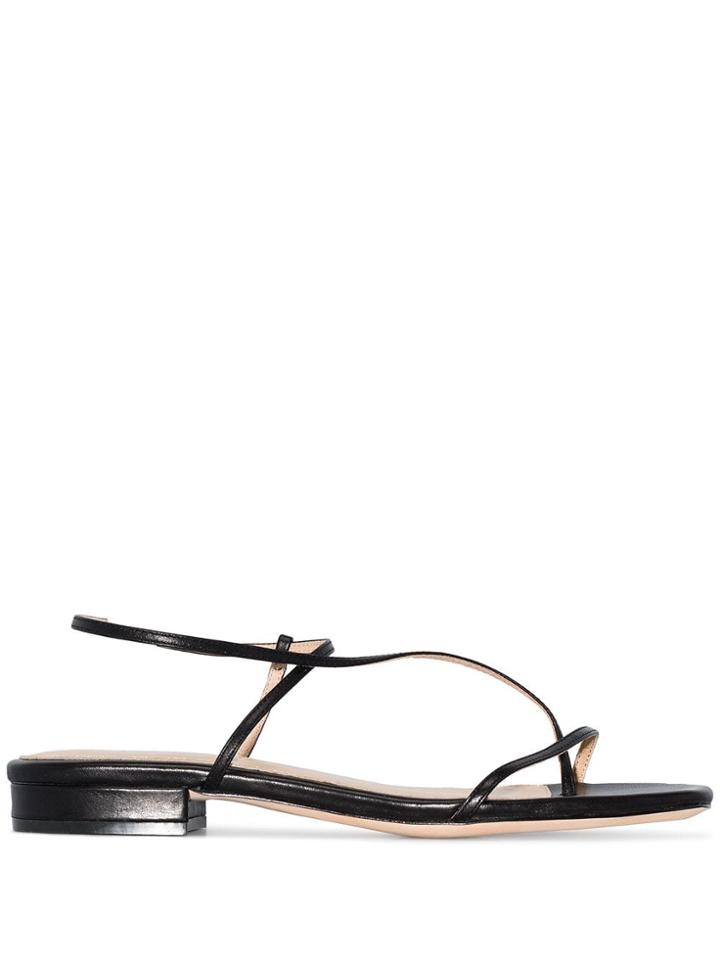 Studio Amelia 1.2 Flat Sandals - Black