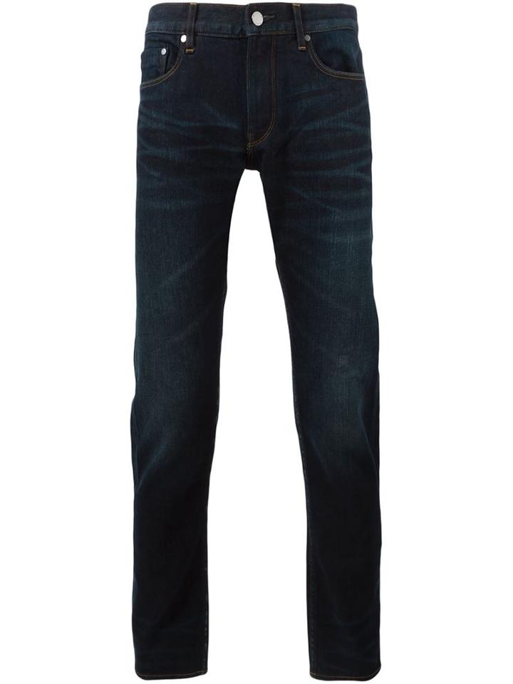 Michael Kors Slim Fit Jeans, Men's, Size: 33, Blue, Cotton/spandex/elastane